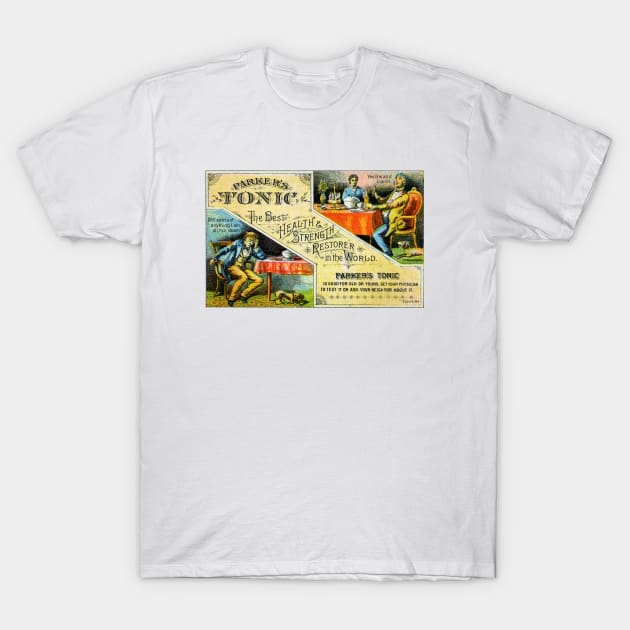 19th c. Parker's Medical Tonic T-Shirt by historicimage